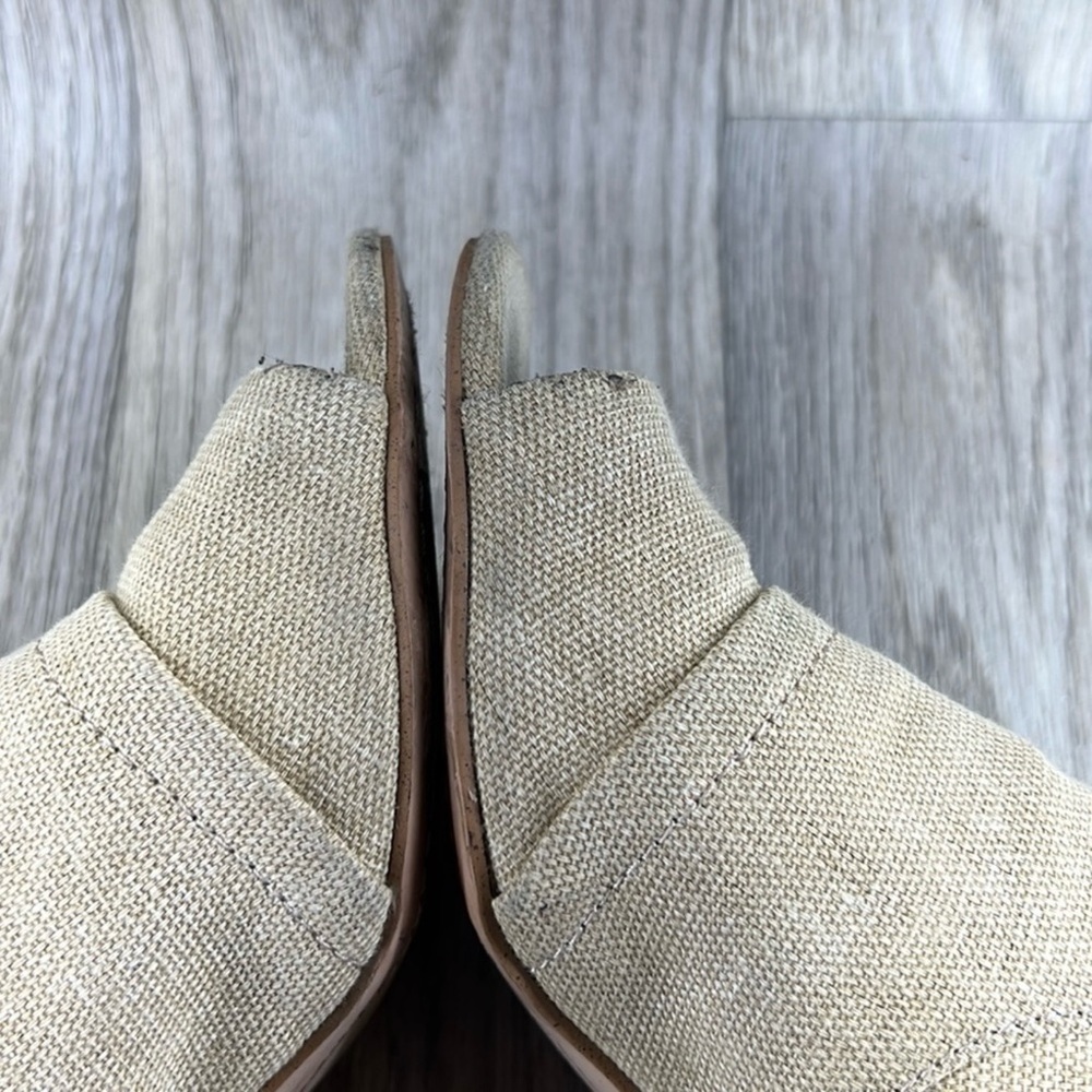 Splendid Tan Peep-Toe Heeled Boots - Picture 10 of 16